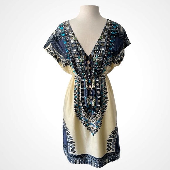 Meghan LA Dresses & Skirts - MEGHAN LOS ANGELES Bejeweled, Embellished Dress, Size 8